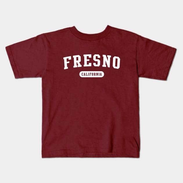 Fresno, California Kids T-Shirt by Novel_Designs